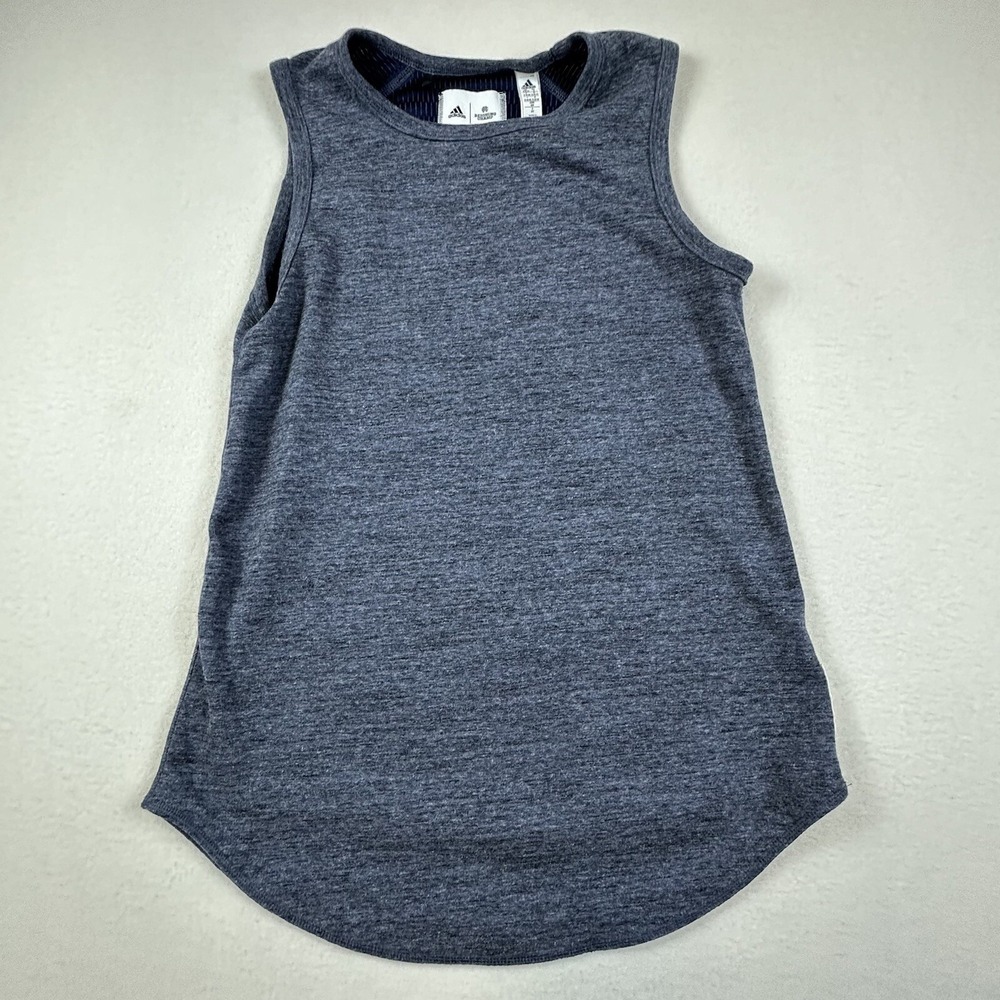 Adidas  Reigning Champ Tank Top Shirt Womens Small Gray Stretch Sleeveless Gym